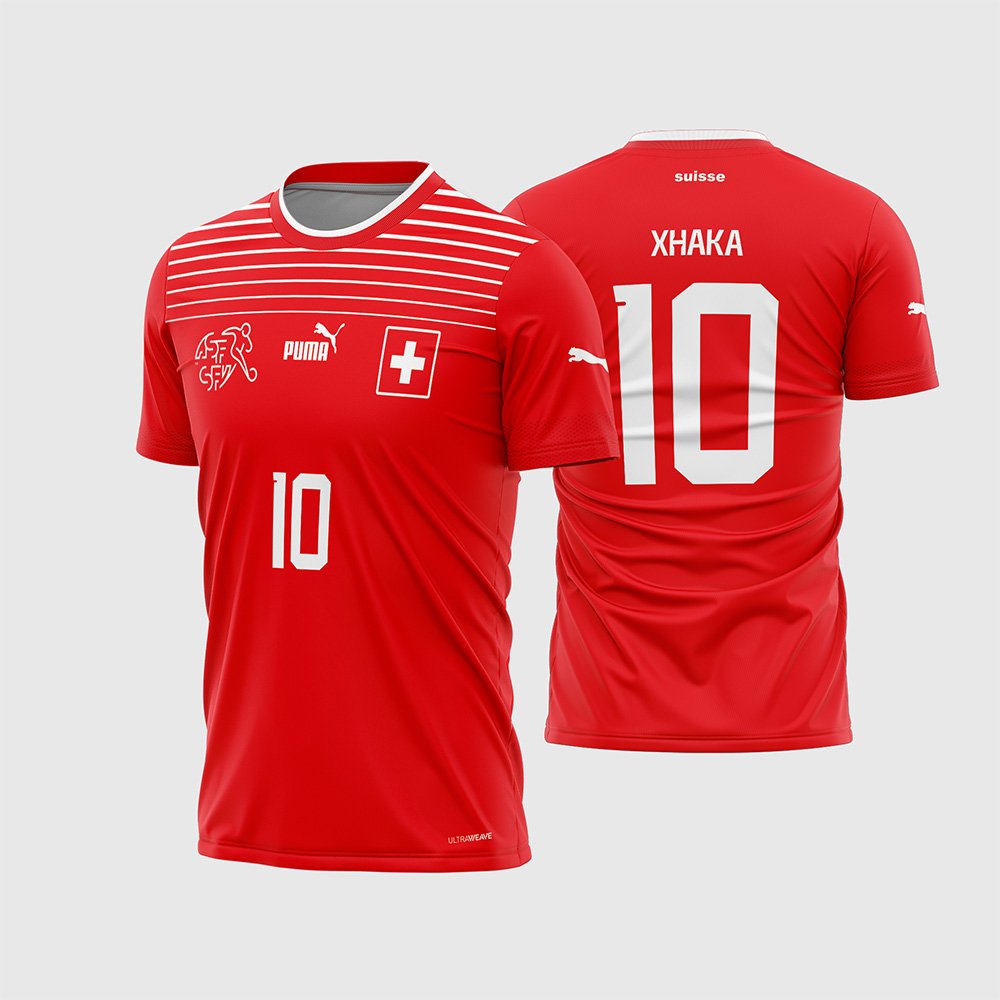 Arte Vetor Camisa Suíça Titular 2023 - 2023