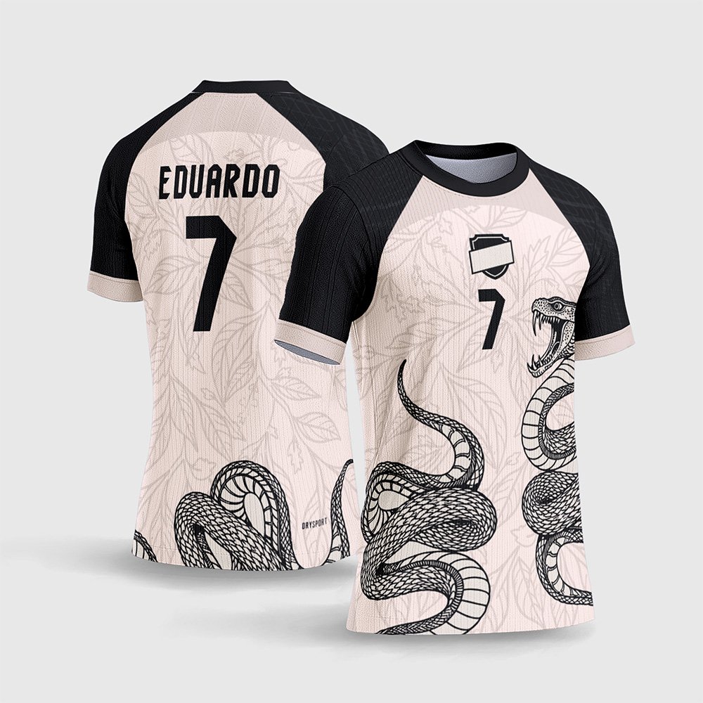 Arte Digital Camisa Interclasse Cobra Folhas