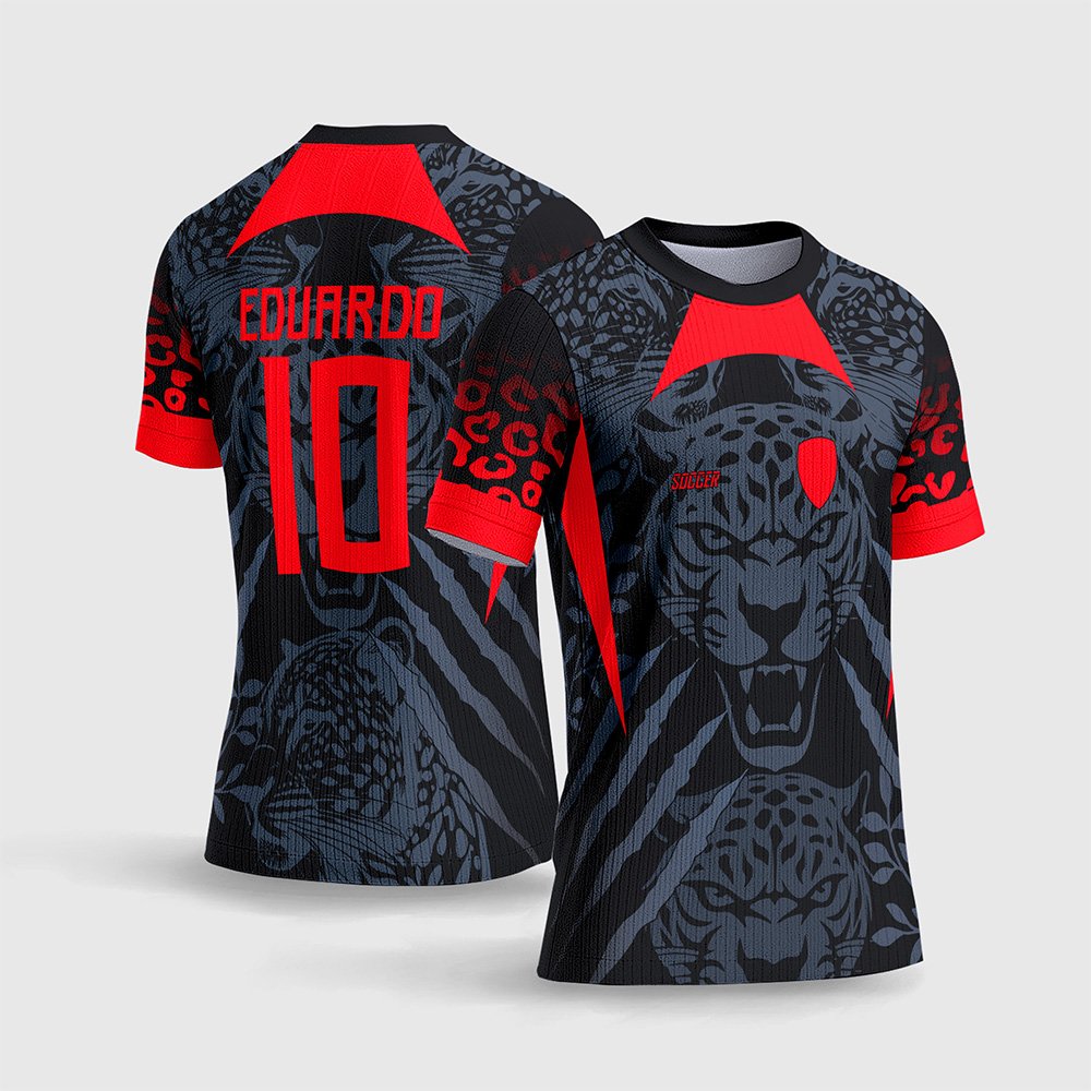 Arte Vetor Camisa InterClasse Onça Vermelha 2026