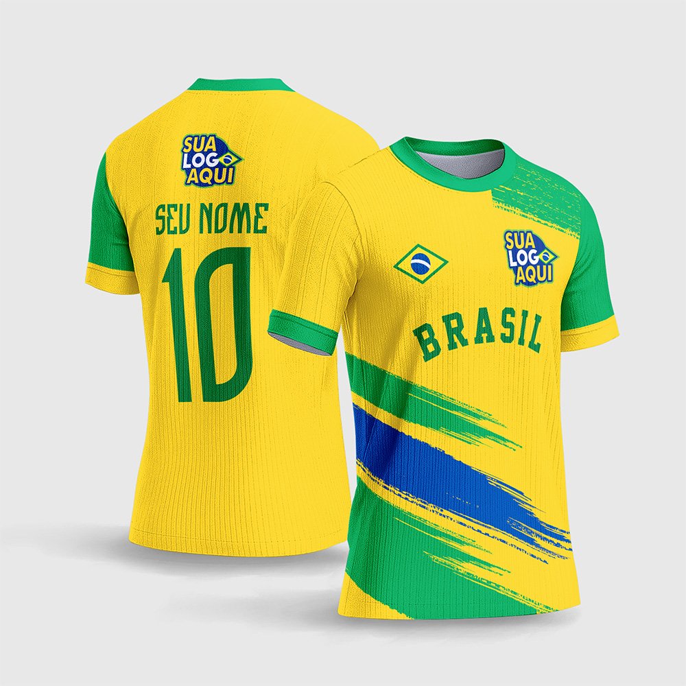 Arte Camisa Brasil Copa do Mundo 2026 Modelo 02