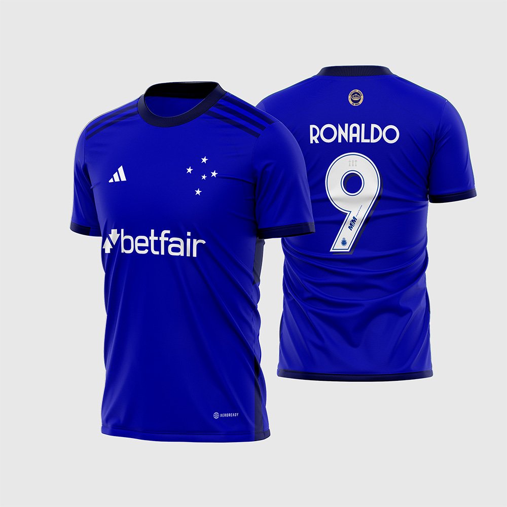 Arte Vetor Camisa Cruzeiro Titular 2023 - 2024