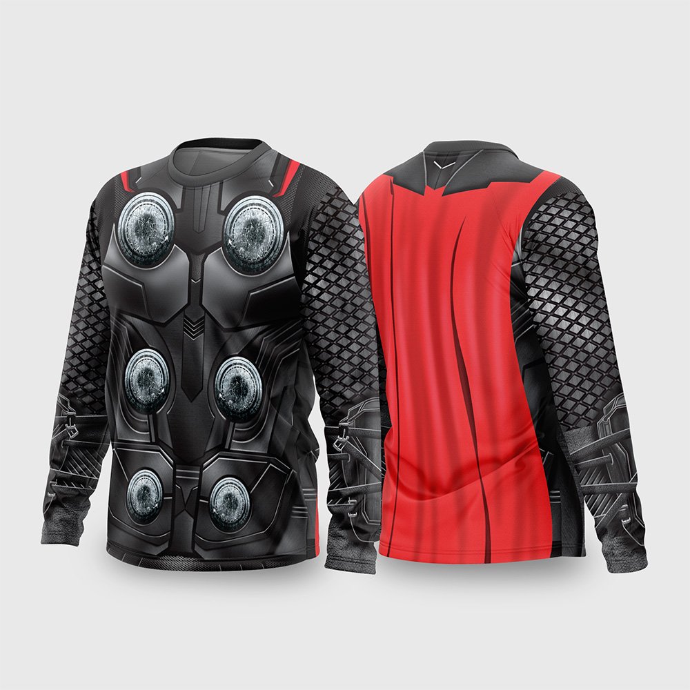 Arte Estampa Vetor Camisa Heróis - Thor - Modelo 03
