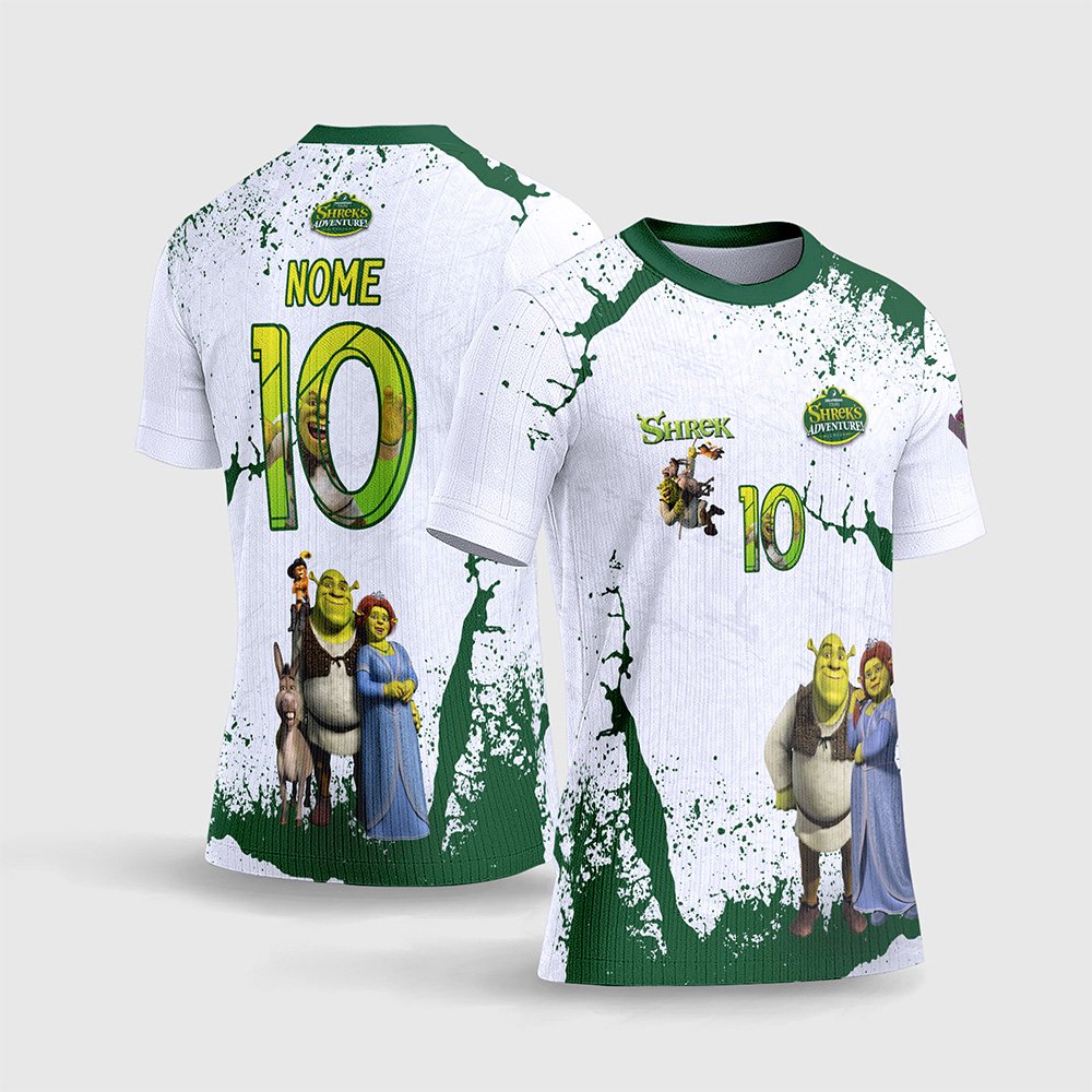 Arte Vetor Camisa de Interclasse Shrek