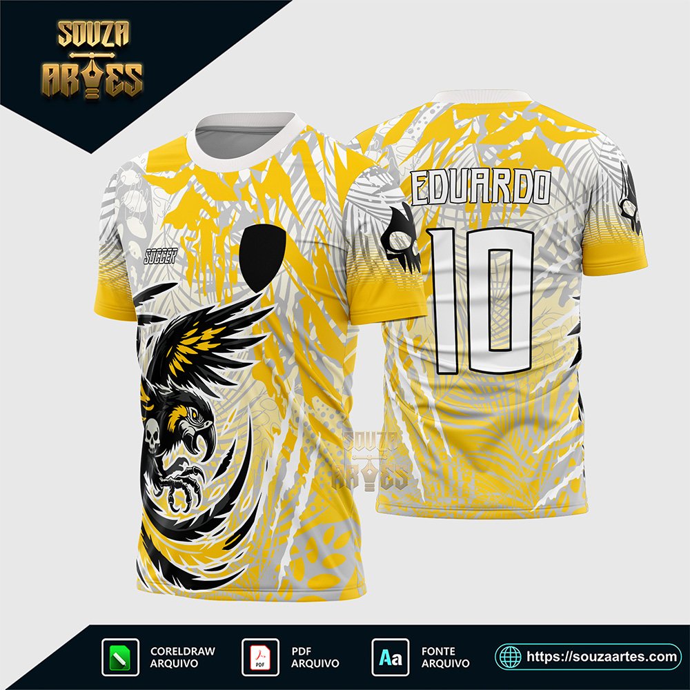 Arte Vetor Camisa de Interclasse Arara Ataque Feroz 2026