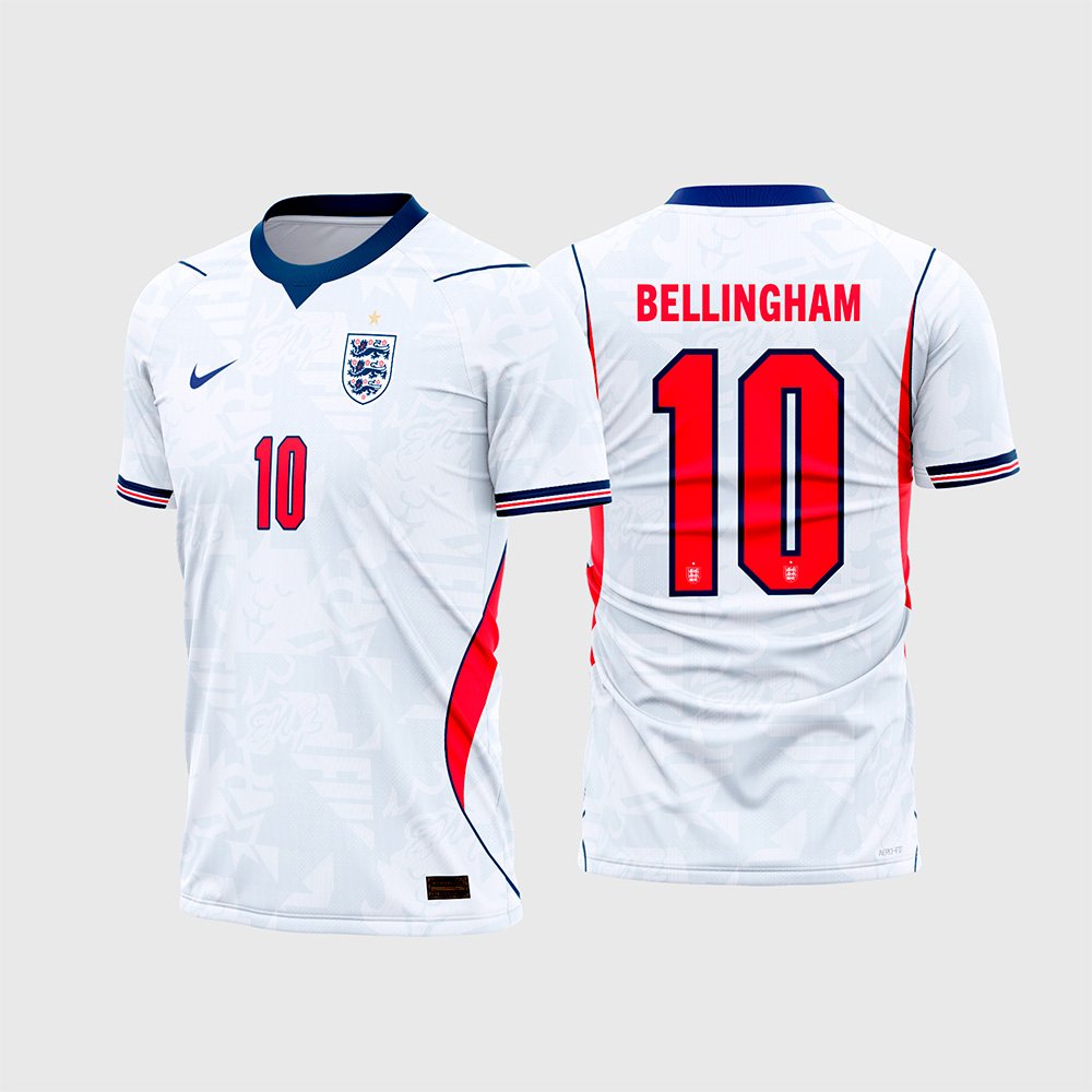 Arte Camisa Inglaterra Titular 2026 - 2028
