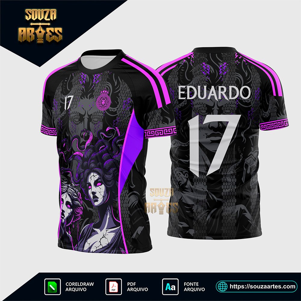 Arte Vetor Camisa Interclasse Medusa 2025