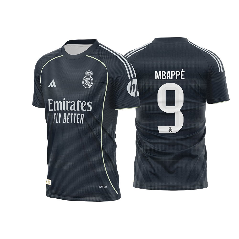 Arte Vetor Camisa Real Madrid Visita 2025-2026