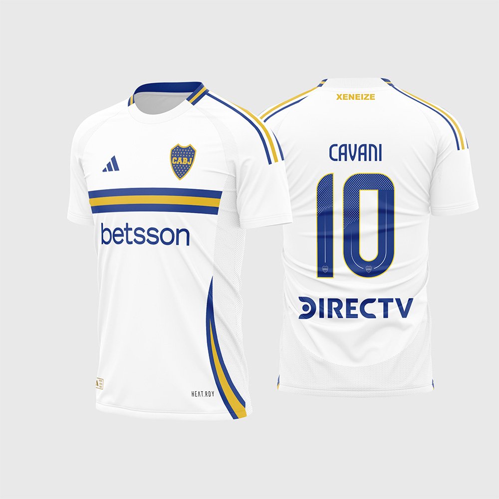 Arte Vetor Camisa Boca Juniors Visita 2025