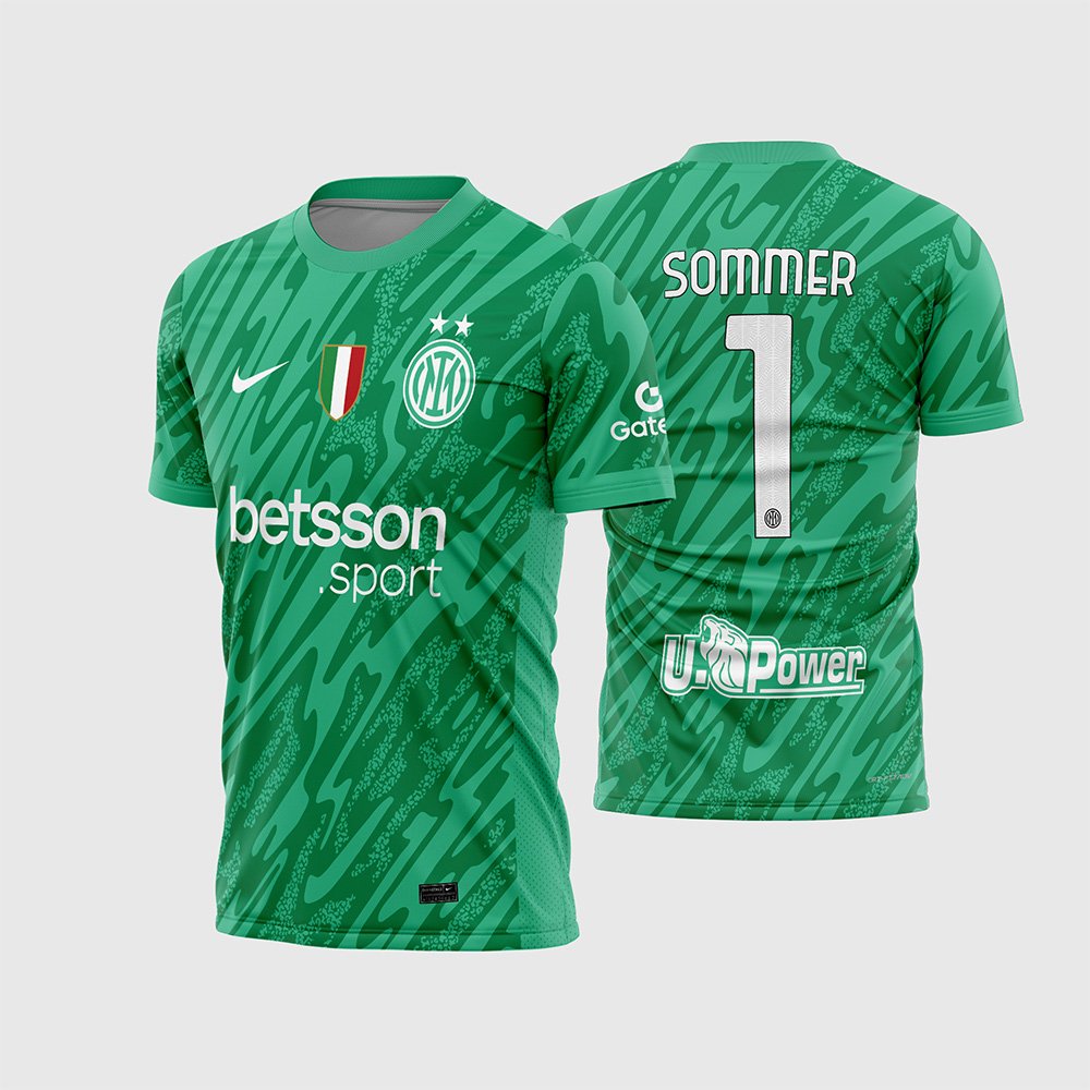 Arte Vetor Camisa Inter de Milão Goleiro 2024 – 2025