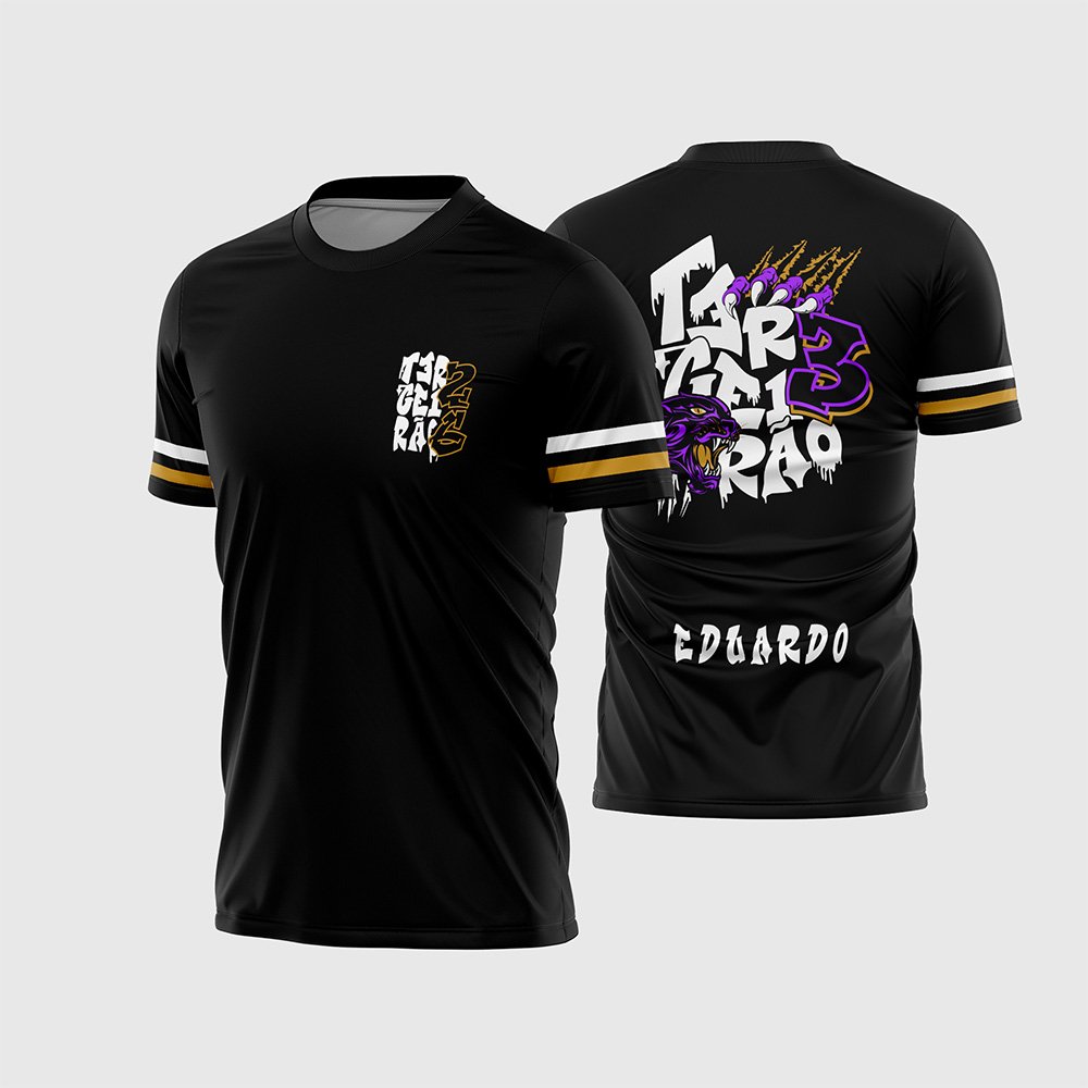 Arte Vetor Camisa Terceirão Pantera Negra 2026