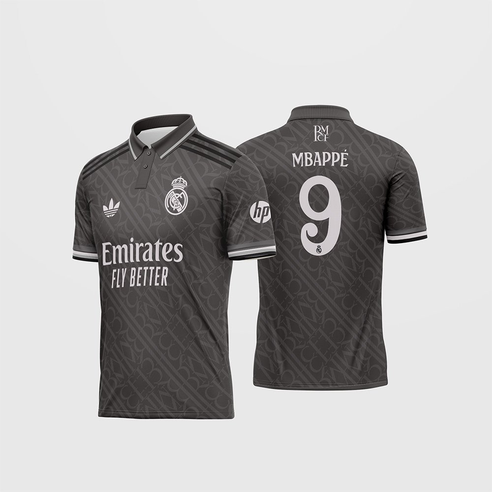 Arte Vetor Camisa Real Madrid Terceira 2024 – 2025
