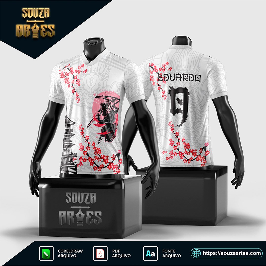 Arte Vetor Camisa Interclasse Goku Black 2025