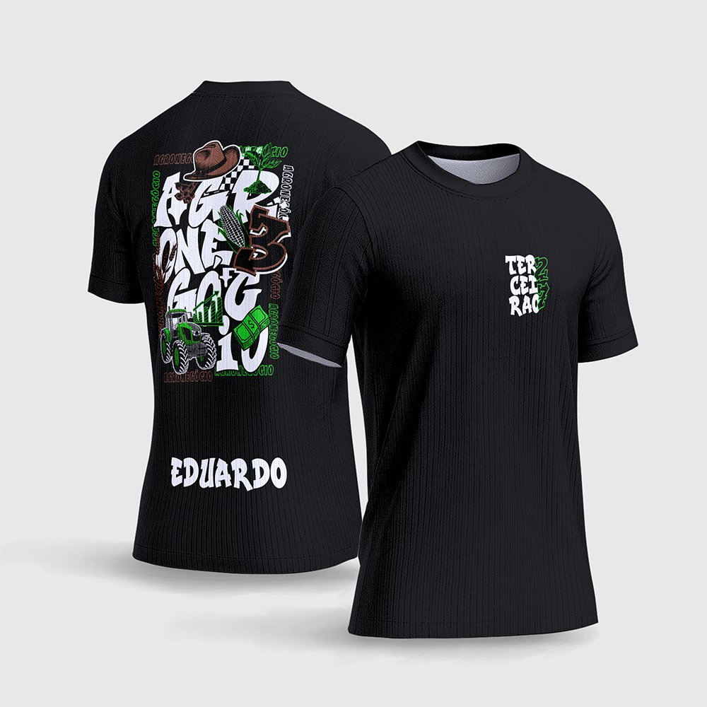 Arte Vetor Camisa Terceirão Estilo Agronegócio