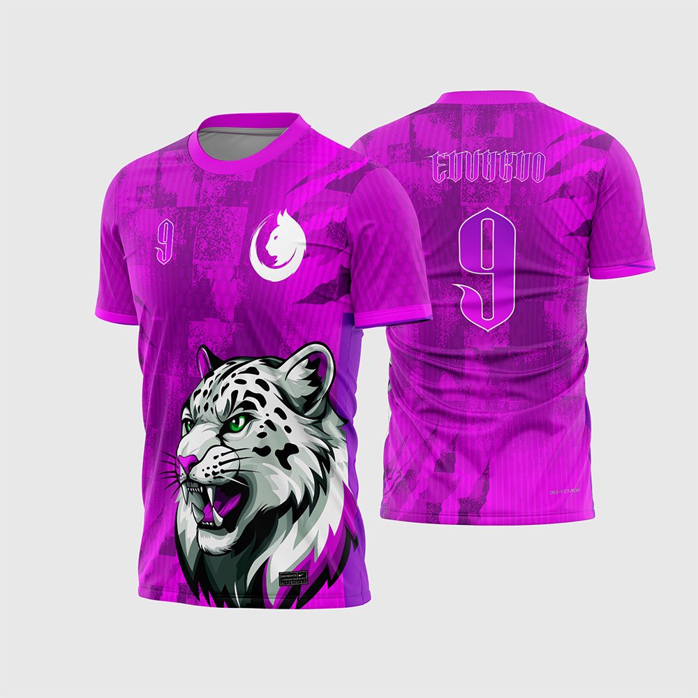 Arte Vetor Camisa Interclasse Lince Rosa