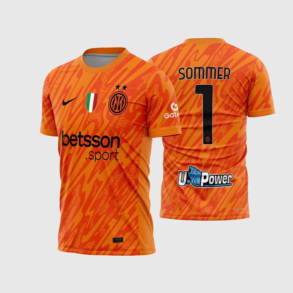 Arte Vetor Camisa Inter de Milão Goleiro II 2024 – 2025