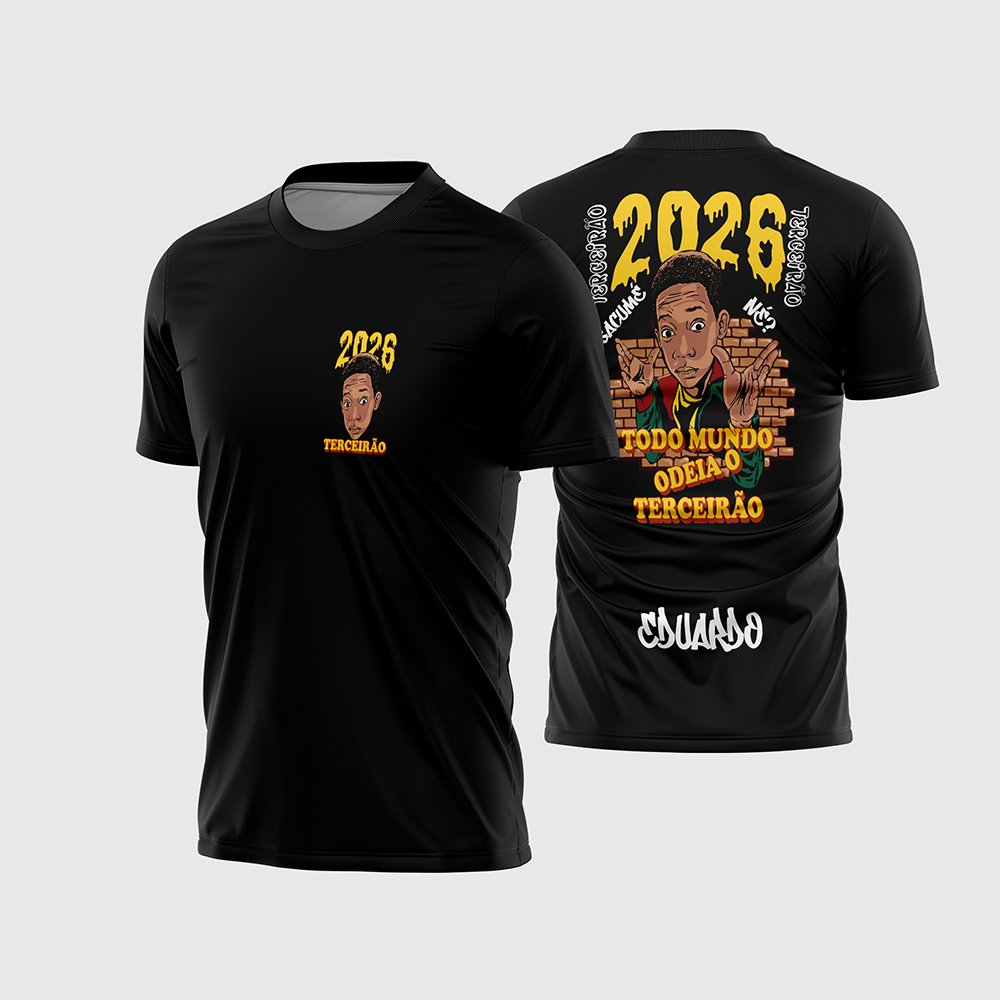 Arte Camisa Terceirao Todo mundo odeia o cris