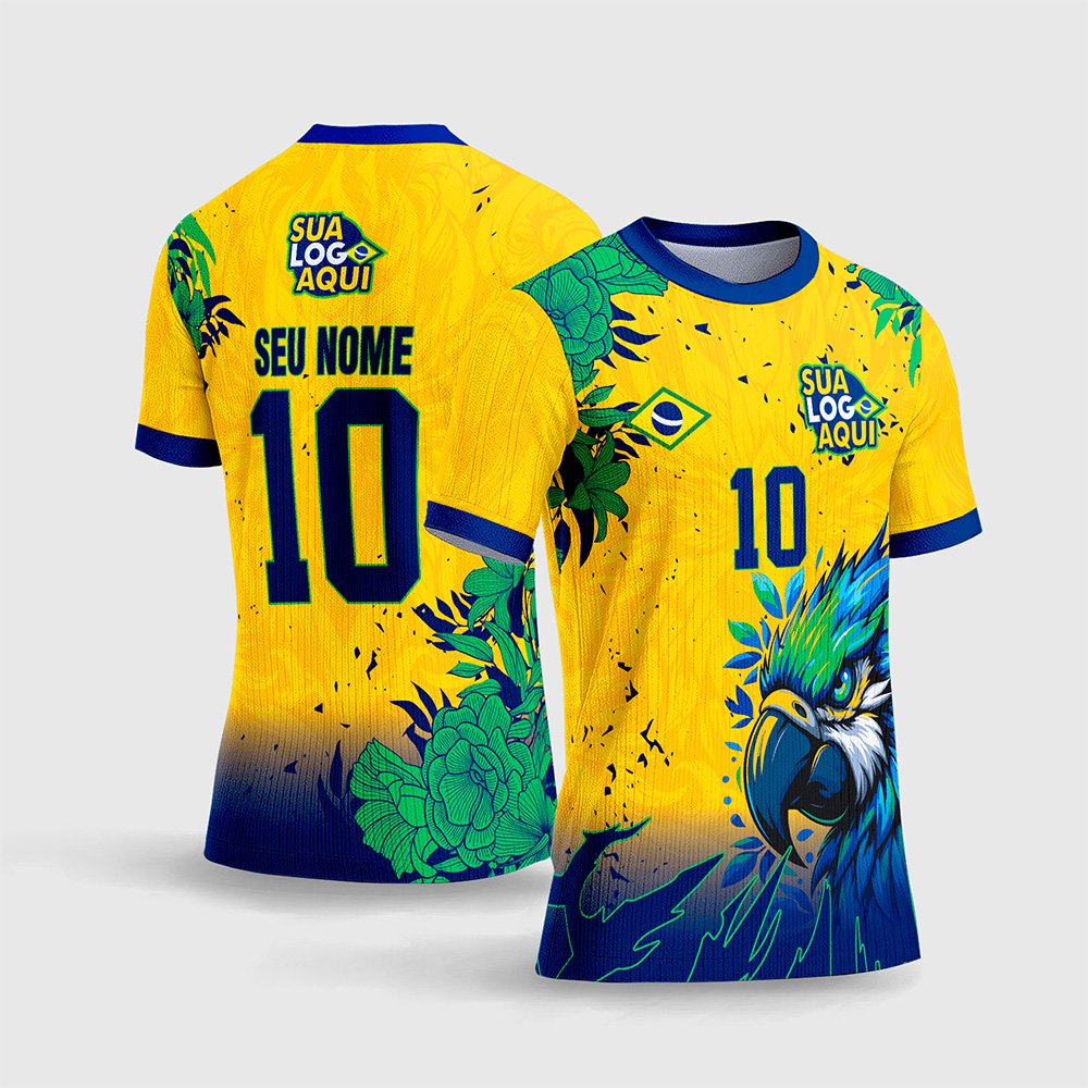 Arte Camisa Brasil Copa do Mundo 2026 Modelo 04