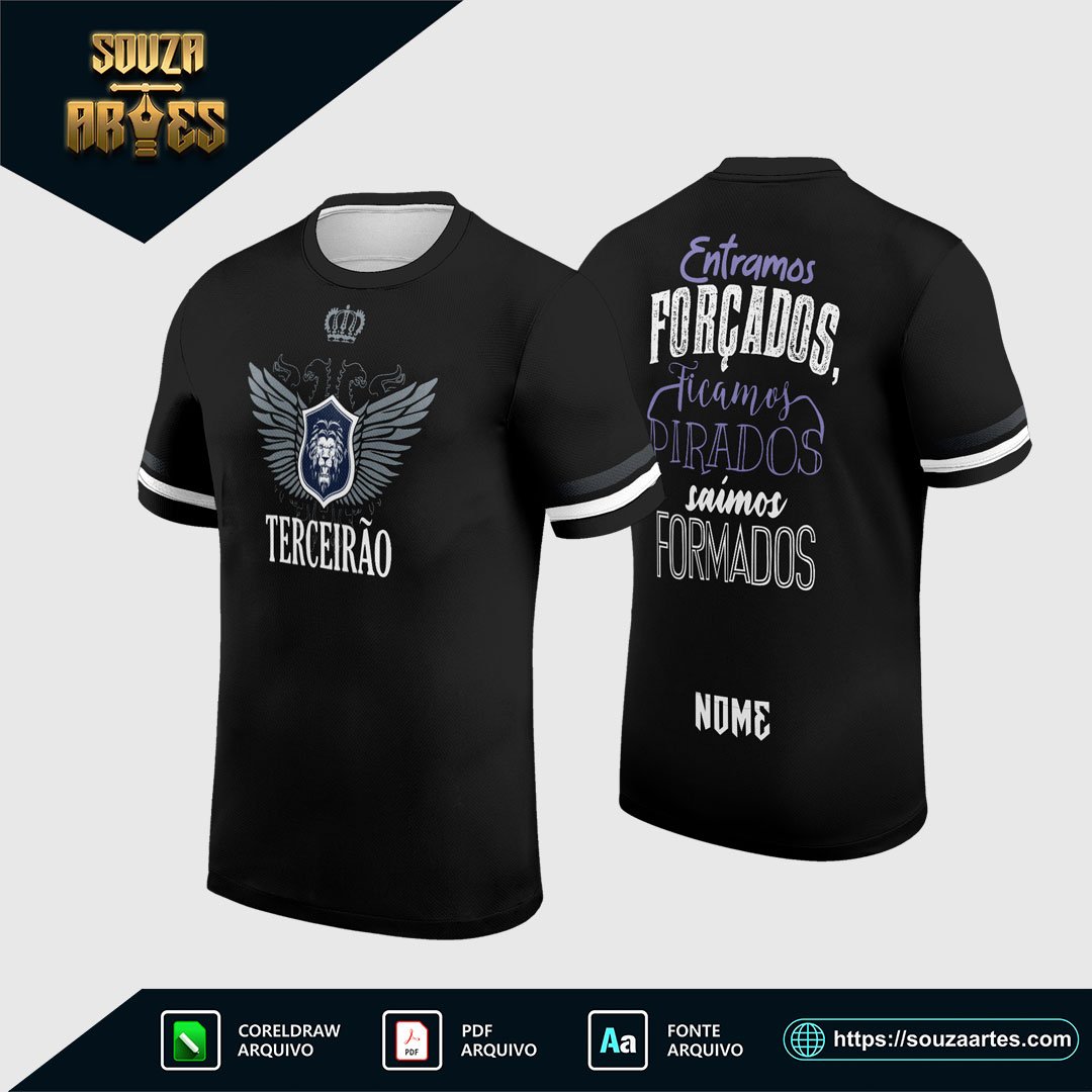 Arte Vetor Camisa Terceirão 2025