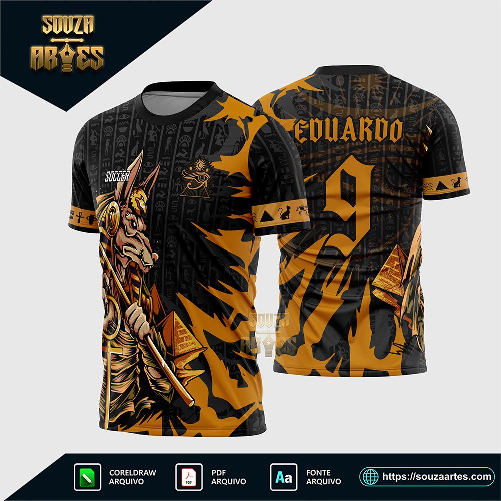 Arte Vetor Camisa Para InterClasse Anúbis 2025