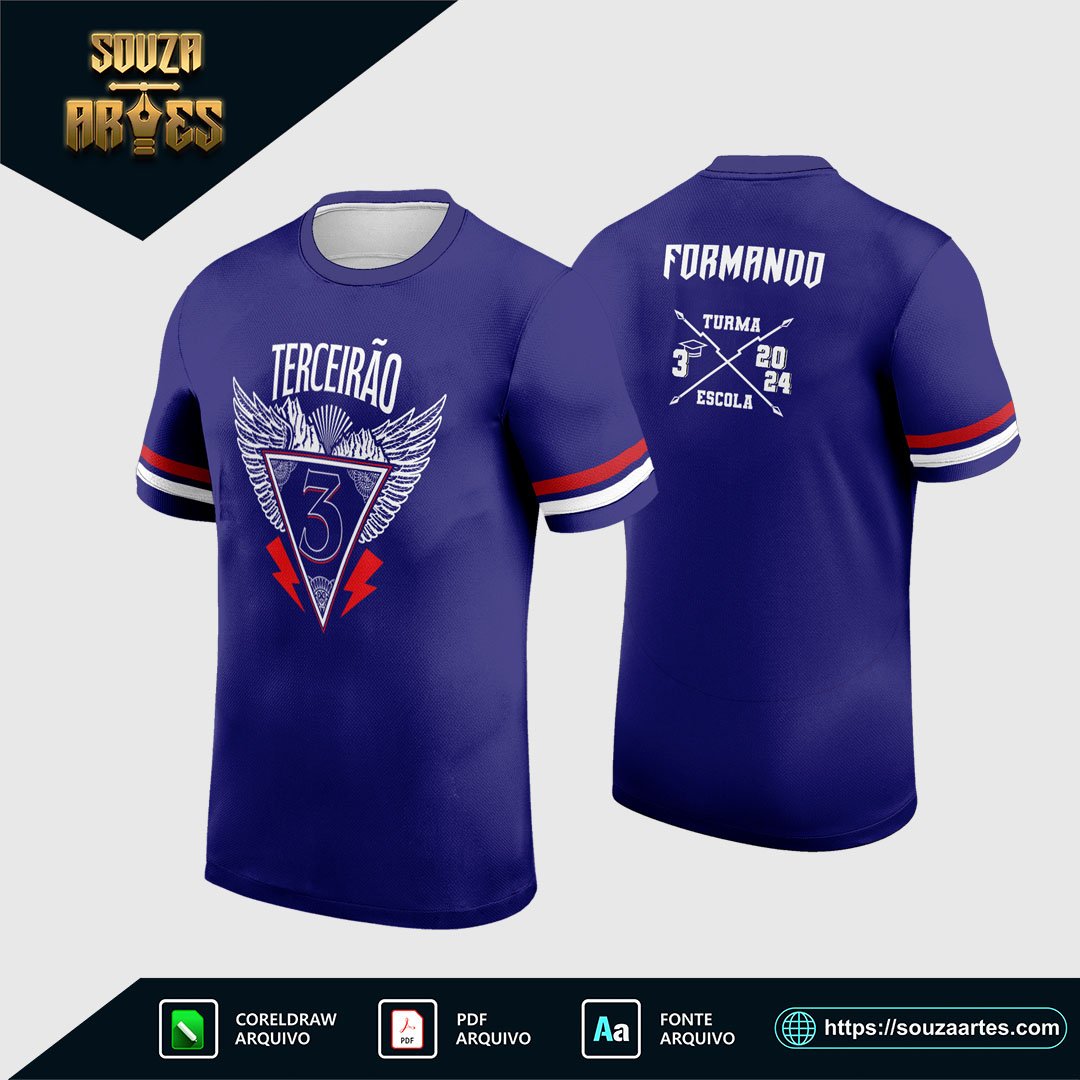 Arte Vetor Camisa Terceirão 2025
