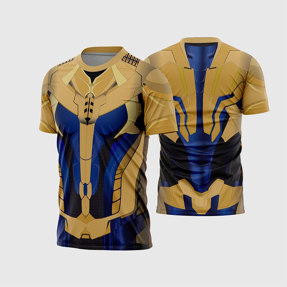 Arte Estampa Vetor Camisa Heróis - Thanos