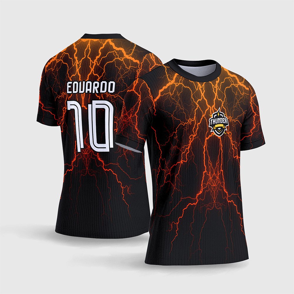 Arte Vetor Camisa InterClasse Raios Relâmpagos Amarelos