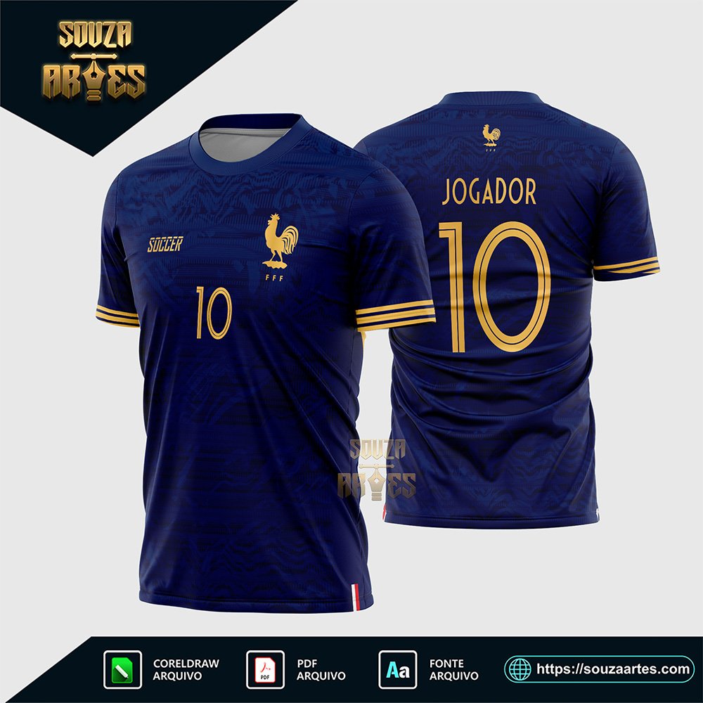 Arte Vetor Camisa de Interclasse Uniforme França