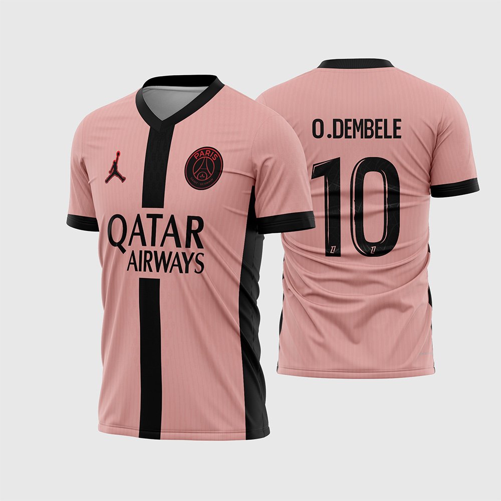 Arte Vetor Camisa PSG Terceira 2024-2025