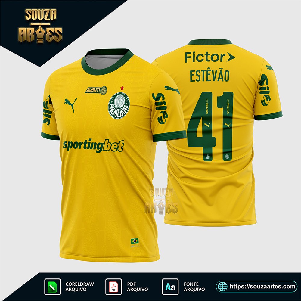 Arte Camisa Palmeiras Terceira 2025 - 2026