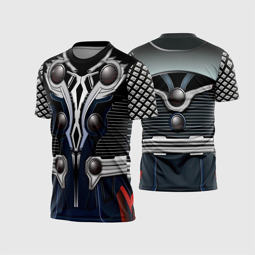 Arte Estampa Vetor Camisa Heróis - Thor - Modelo 02