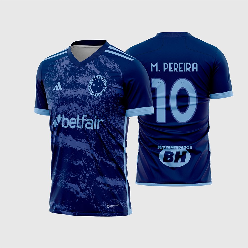 Arte Vetor Camisa do Cruzeiro Terceira 2024 - 2025