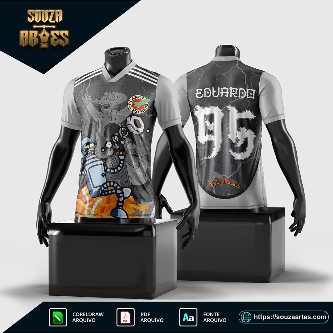 Arte Vetor Camisa InterClasse Futurama