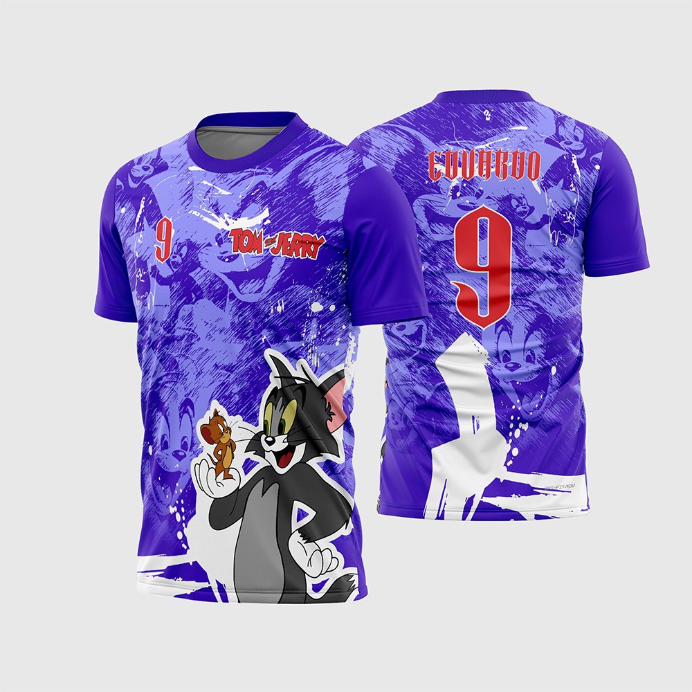 Arte Vetor Camisa Interclasse Tom e Jerry