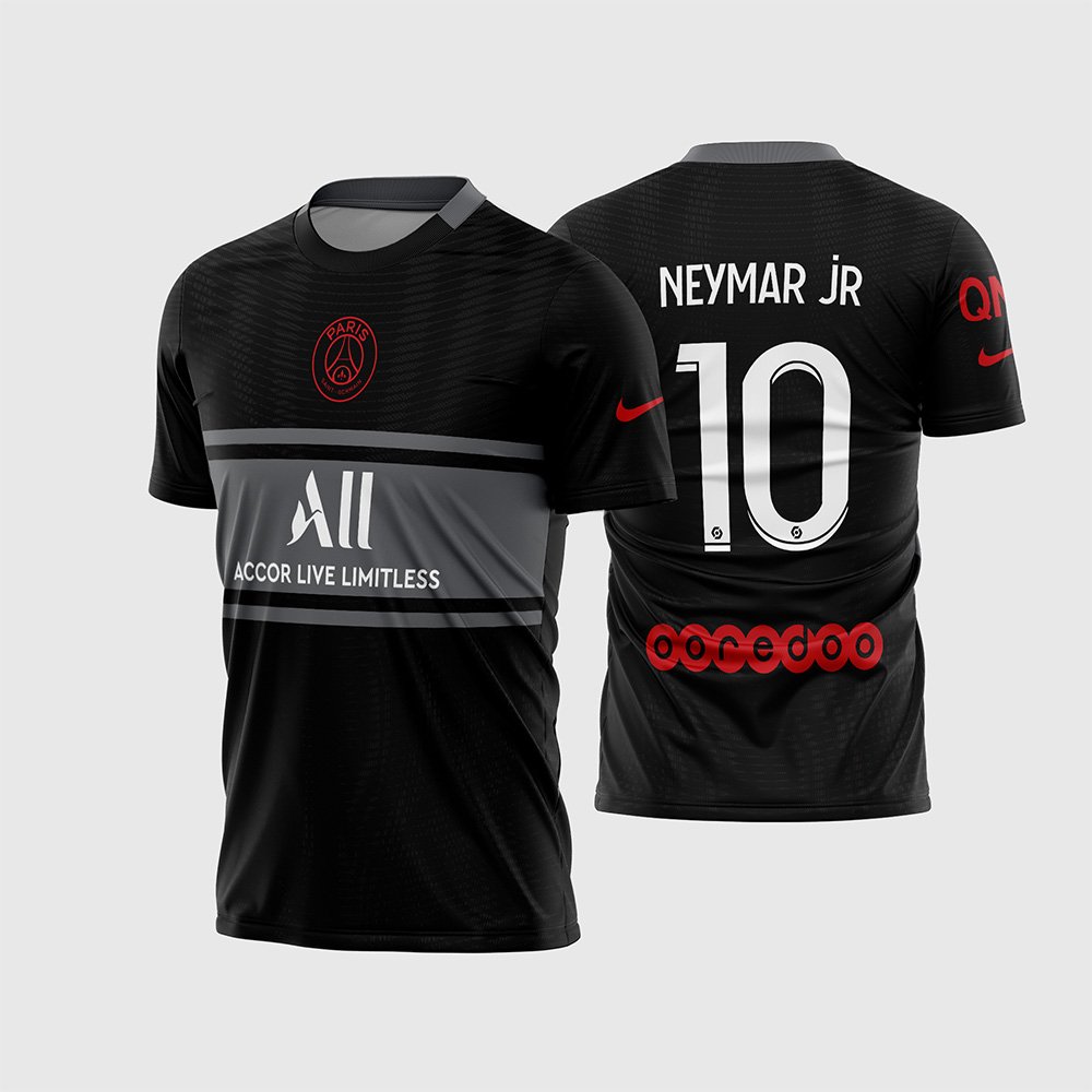 arte vetor Camisa PSG III 2021 - 2022