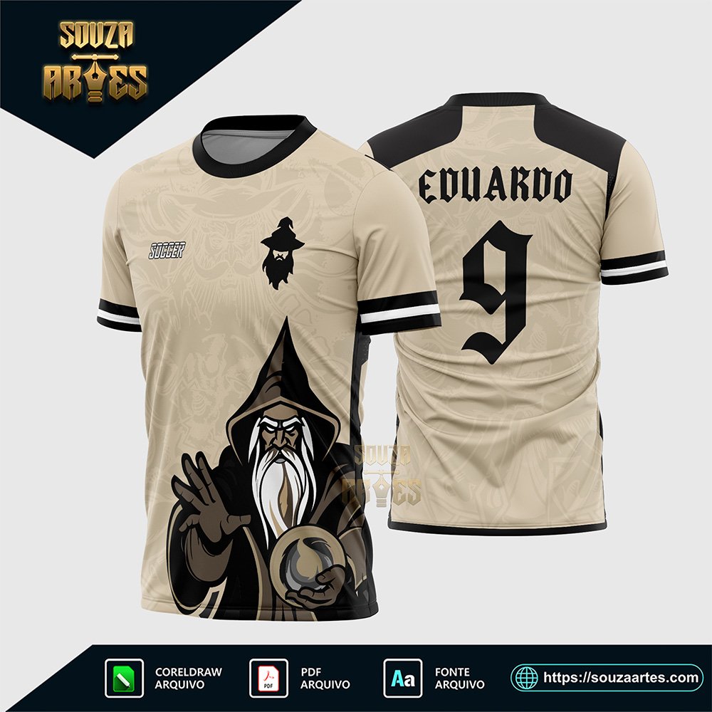 Arte Vetor Camisa Interclasse Mágico - Mago