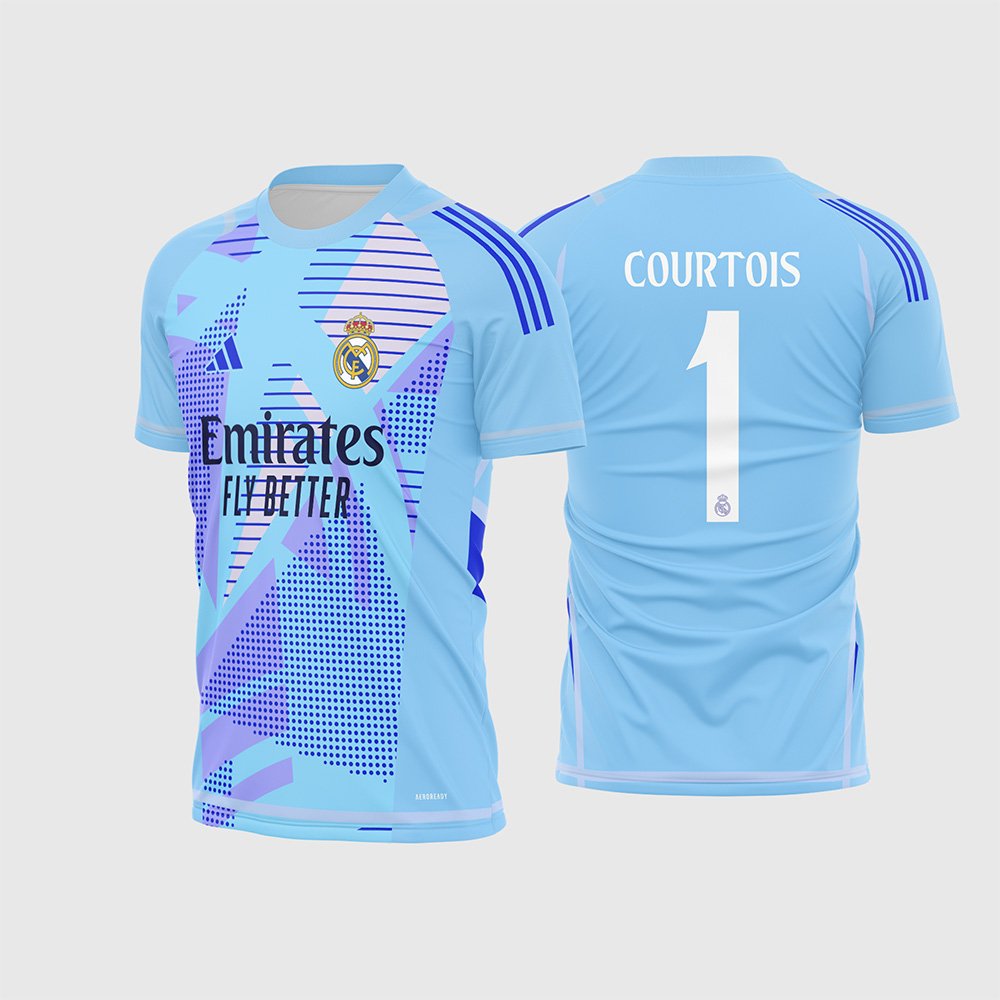 Arte Vetor Camisa Real Madrid 2024 – 2025 – Goleiro