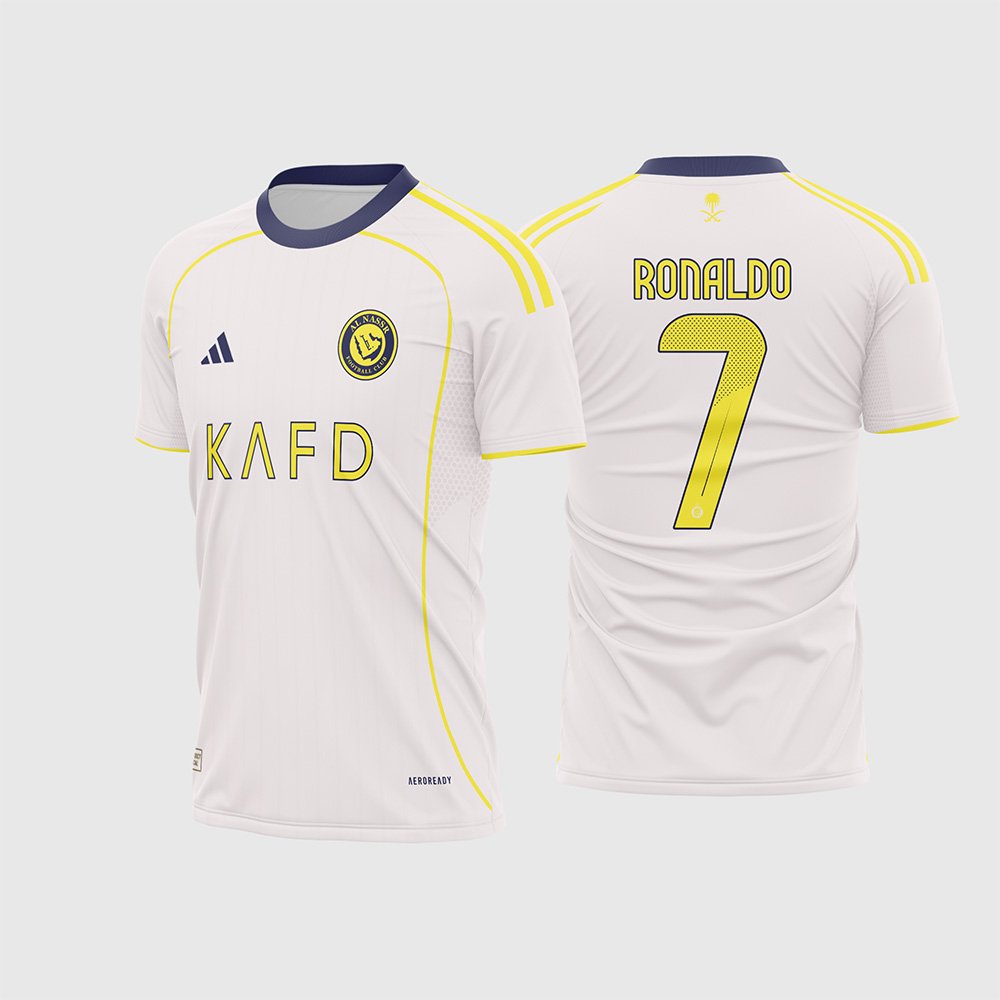Arte vetor camisa Al-Nassr Alternativa 2025-2026