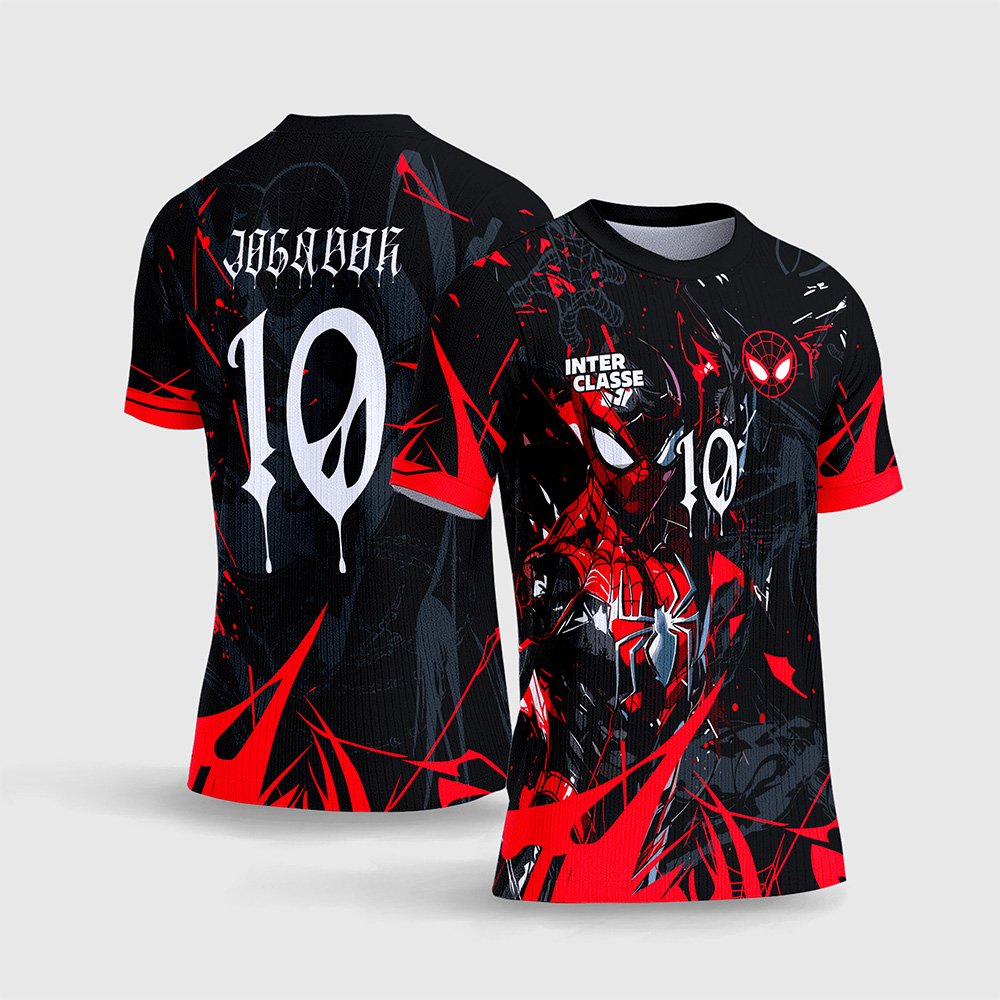 Arte Camisa Interclasse Homem Aranha Modelo 06