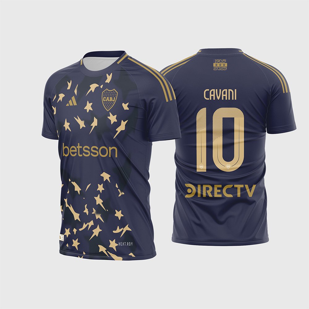 Arte Vetor Camisa Boca Juniors Third 2024-2025