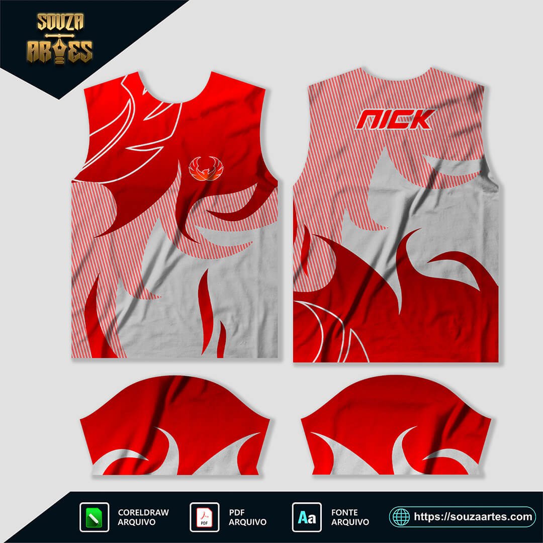 Arte Vetor Estampa Camisa Gamer 2024