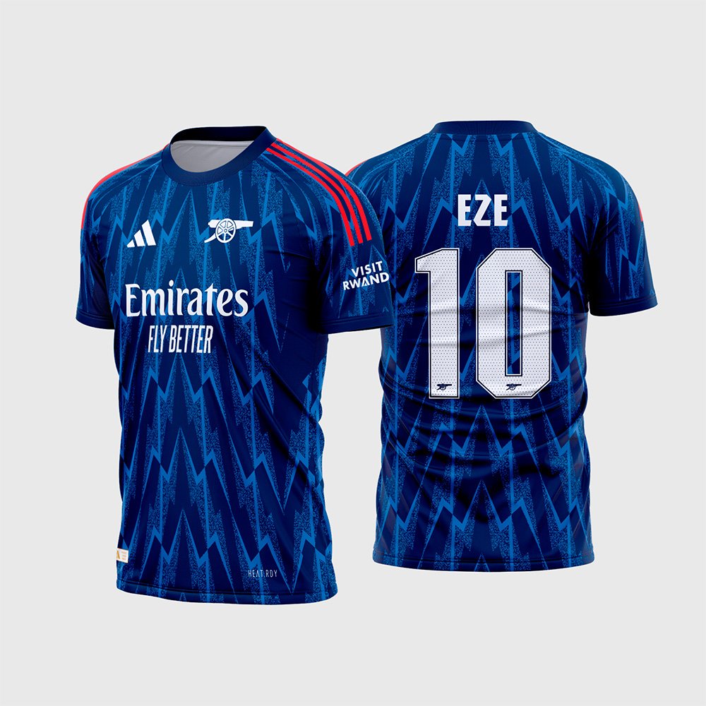 Arte Camisa Arsenal Reserva 2025 - 2026