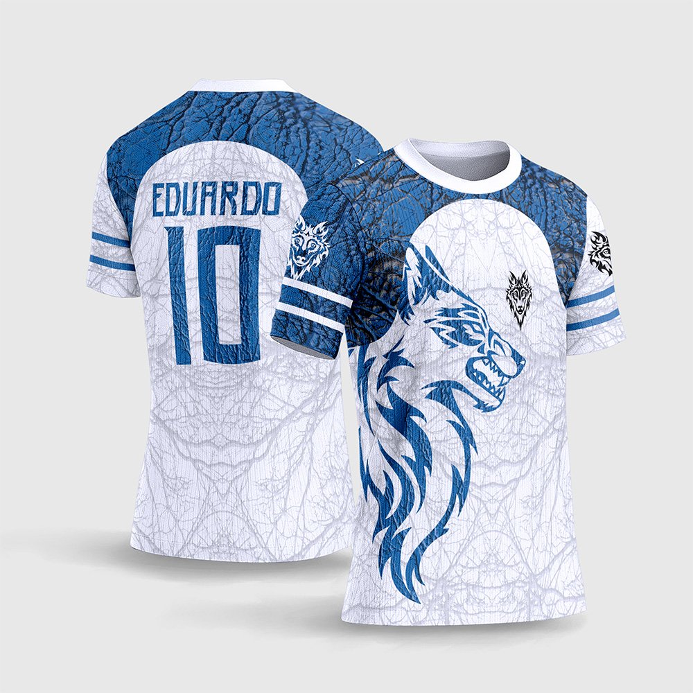 Arte Vetor Camisa InterClasse 2026 Lobo Textura