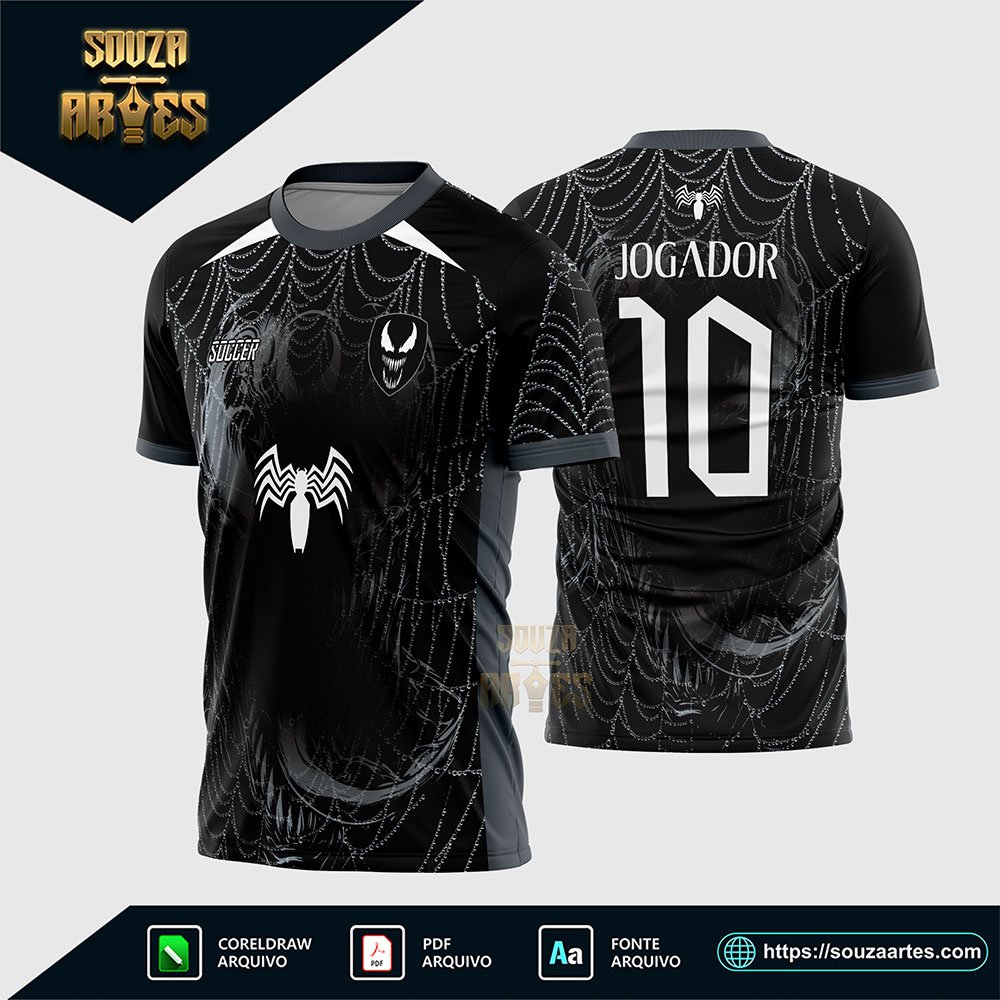 Arte Vetor Camisa Interclasse Venom 2025