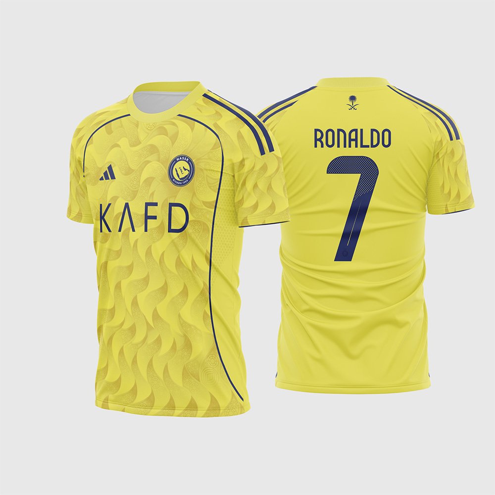 Arte Vetor Camisa Al-Nassr Local 2025 2026