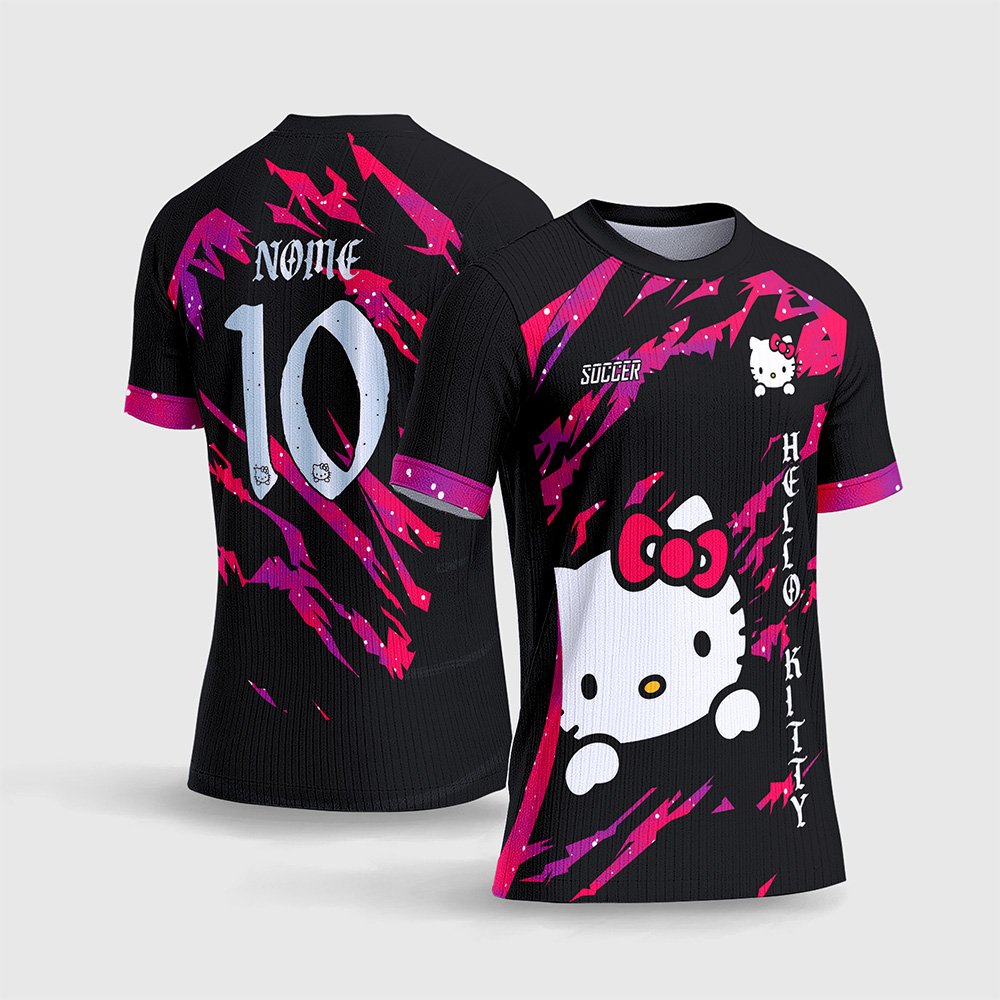 Arte Vetor Camisa de Interclasse Hello Kitty 2026 - 2027