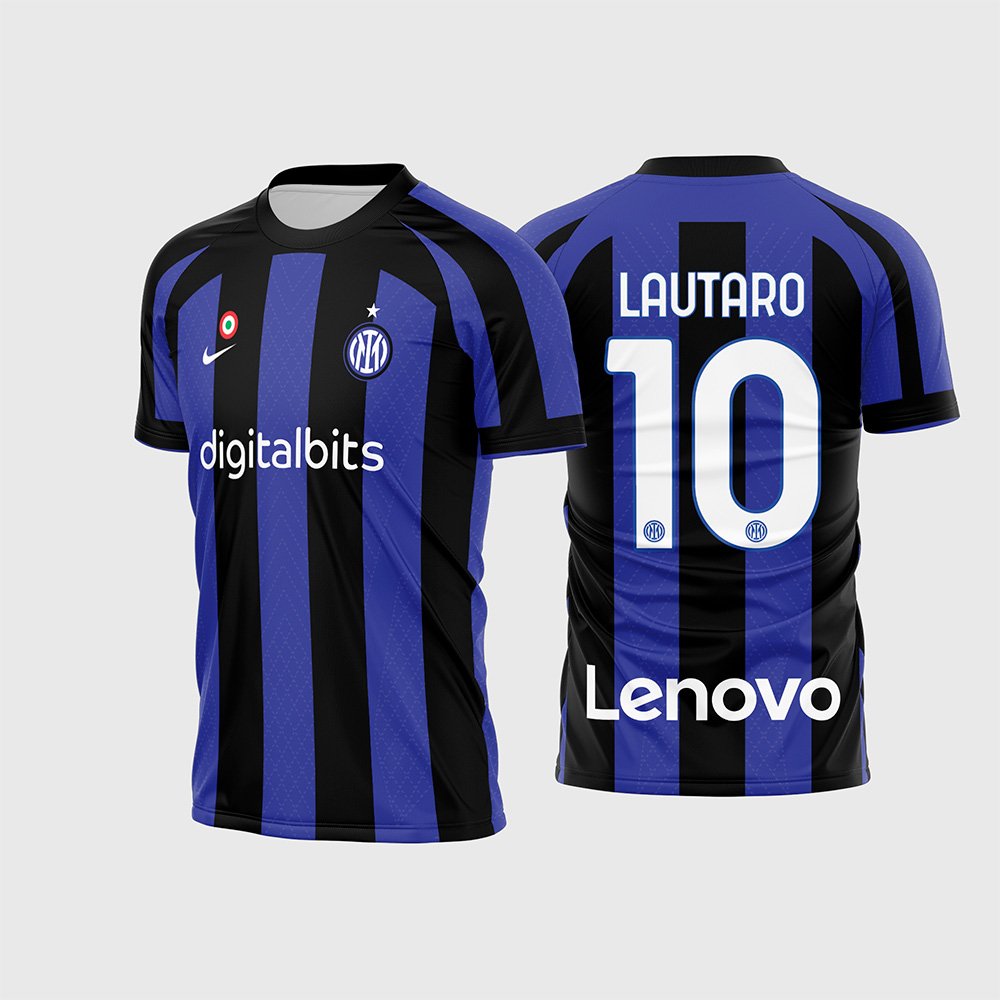 Arte Vetor Camisa Inter de Milão Local 2022- 2023