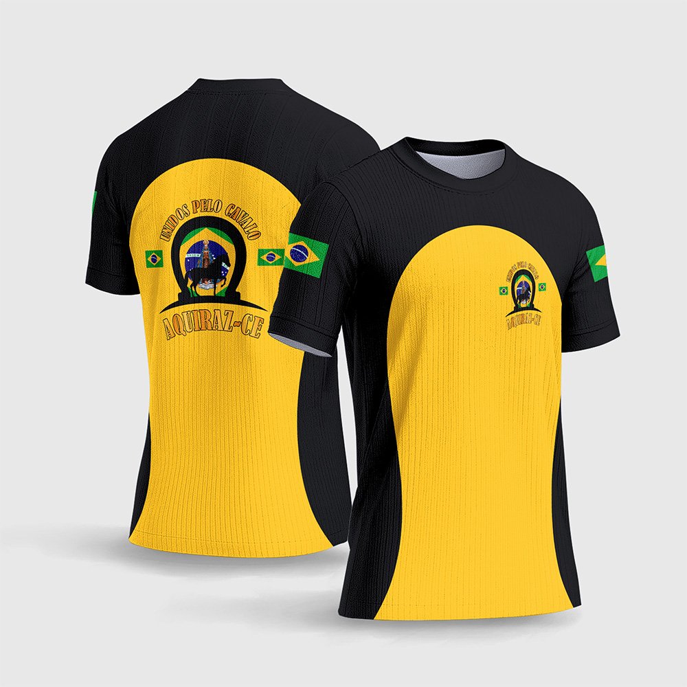 Arte Estampa Vetor Camisa Cavalgada Vaquejada Modelo 02 - Unidos Pelo Cavalo