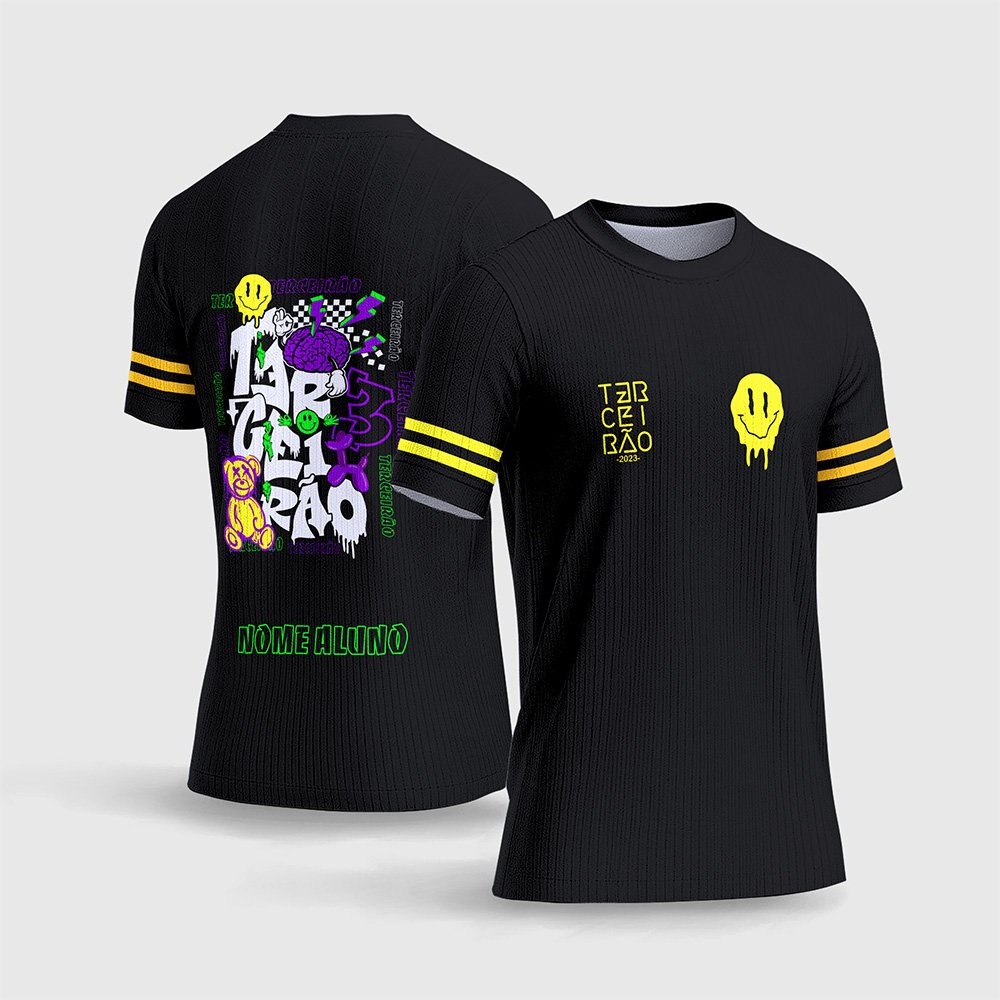 Arte Digital Camisa Interclasse Smile Face
