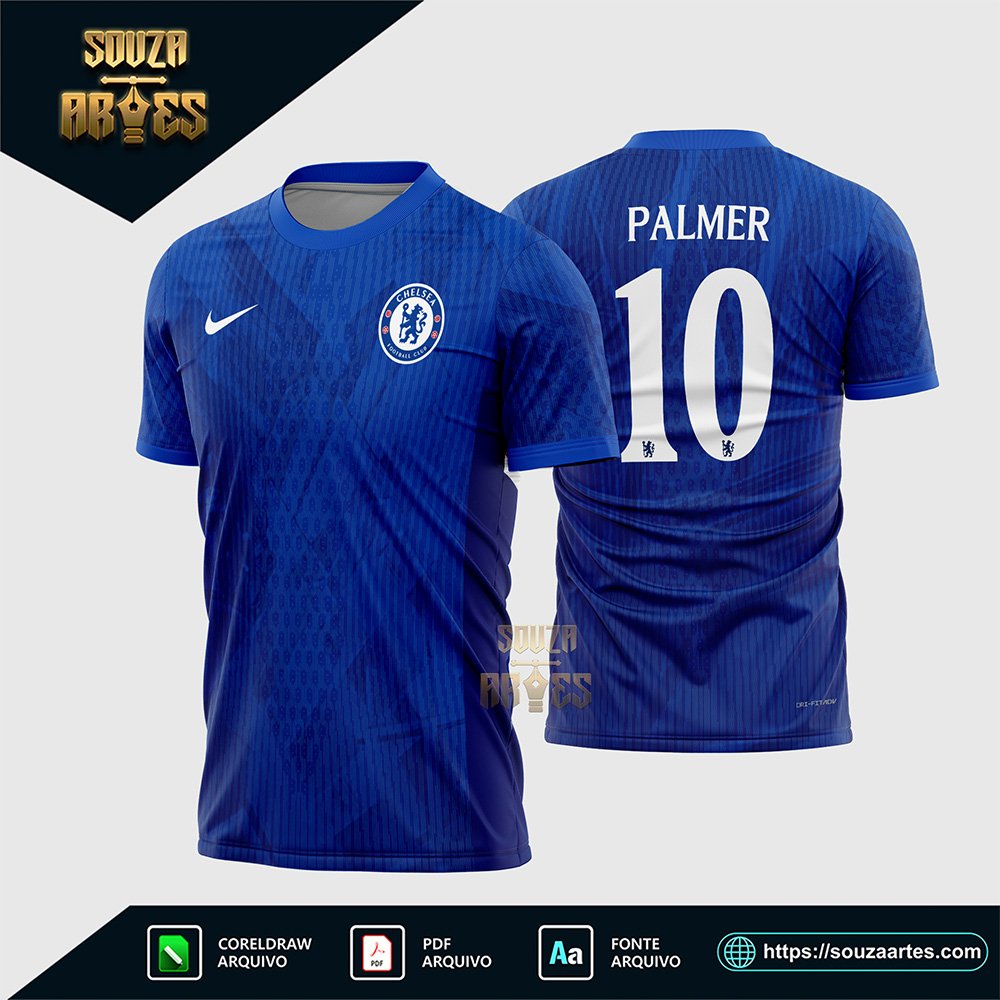 Arte Vetor Camisa Chelsea Titular 2025 - 2026