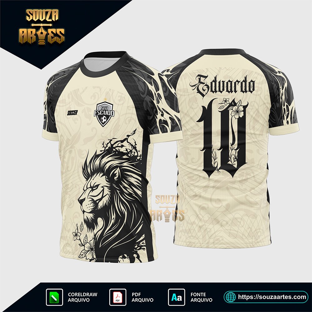 Arte Vertor Camisa Interclasse Leão Selva